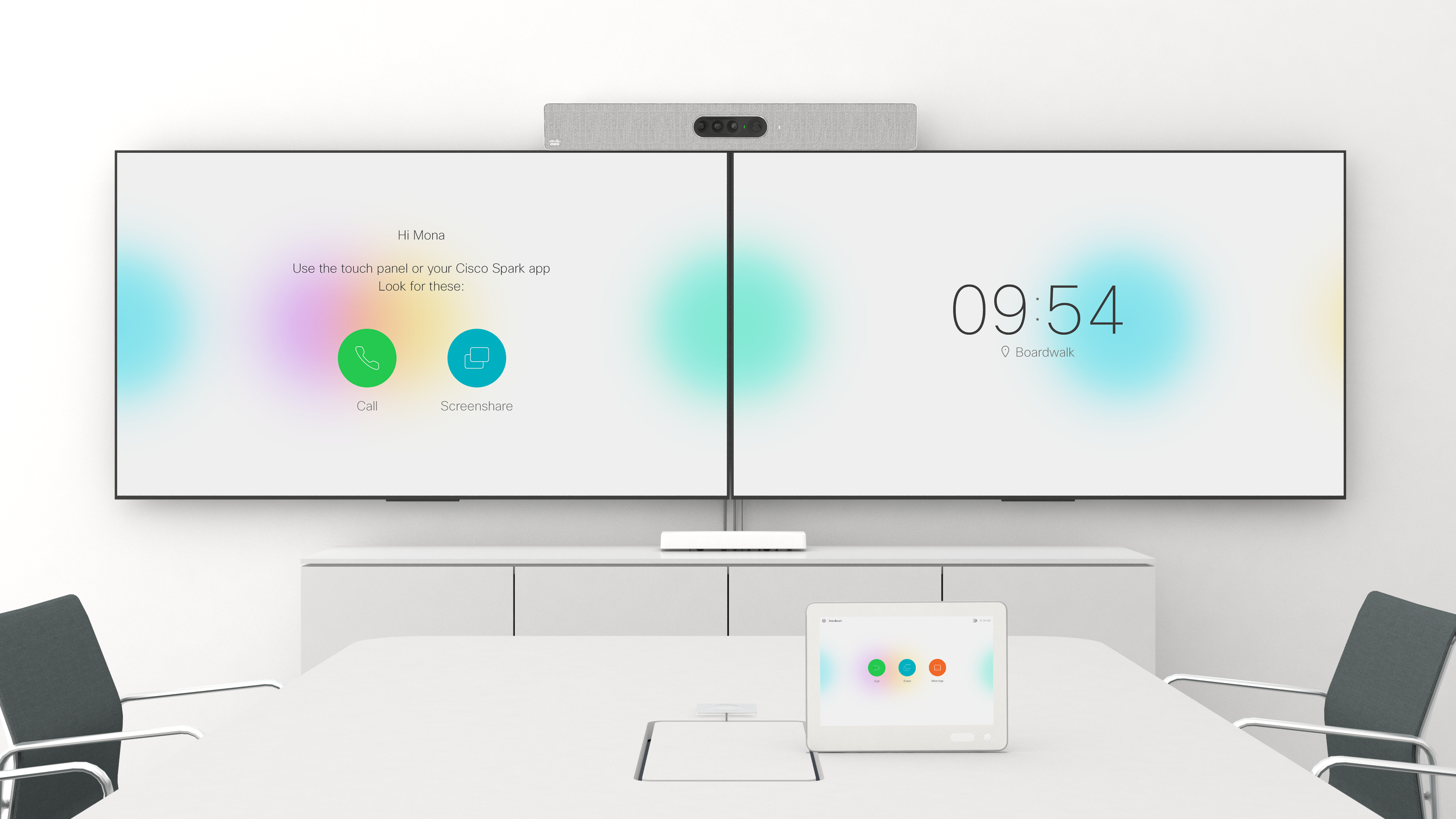 Cisco Spark Room Kit Plus dual screens